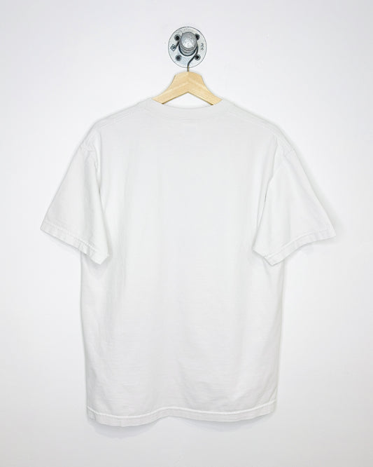 Vintage 90s/00s Edmonton Oilers Simple White Tee Shirt