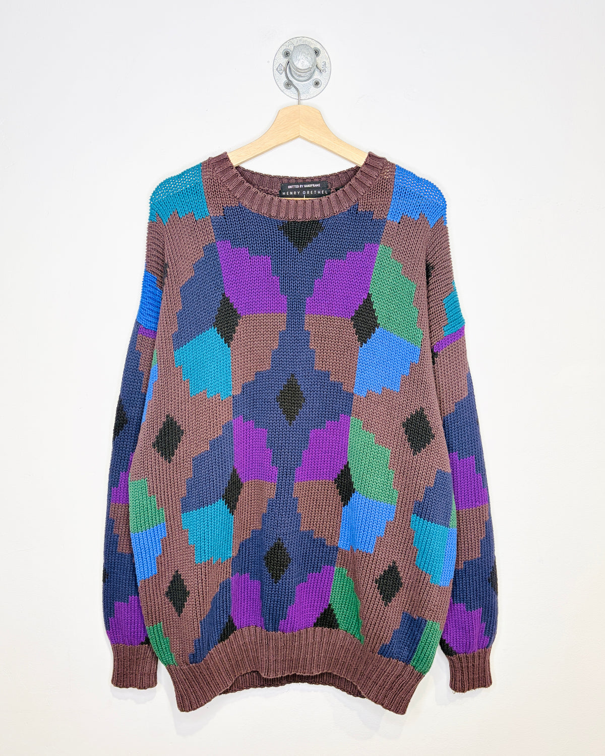 Henry Grethel Studio Heavyweight Abstract Handframe Sweater