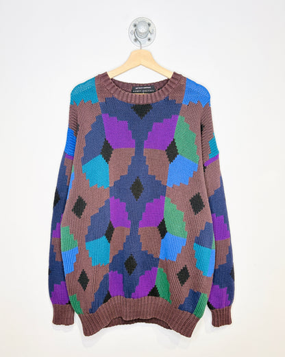 Henry Grethel Studio Heavyweight Abstract Handframe Sweater