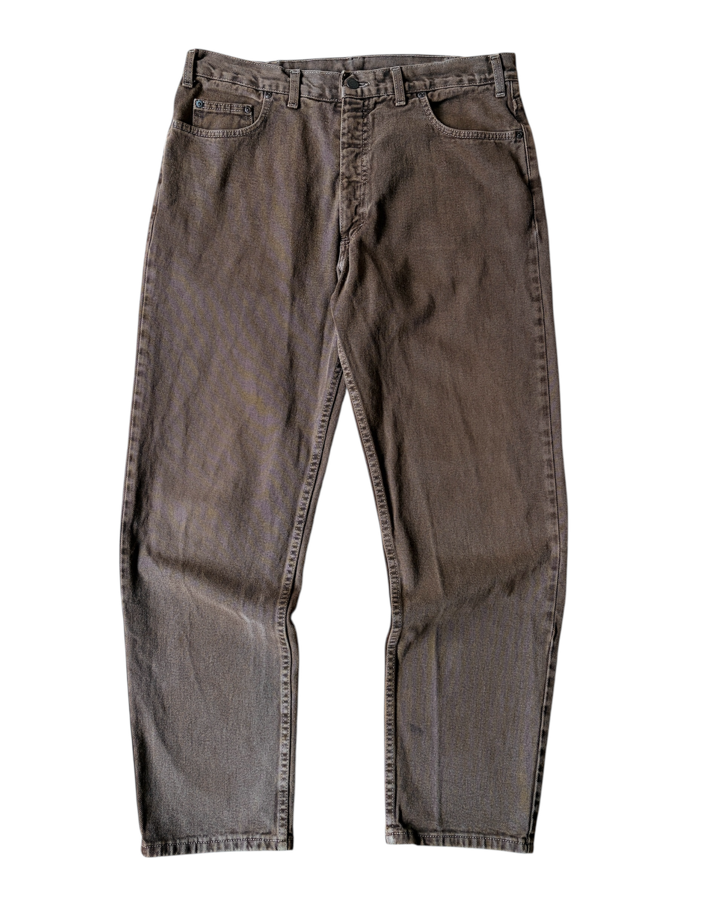 Vintage 90s Kirkland Faded Brown Relaxed Fit Jeans