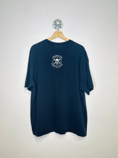 Vintage 2000s Puerto Vallarta Time Flies When You’re Having Rum Black Tee Shirt