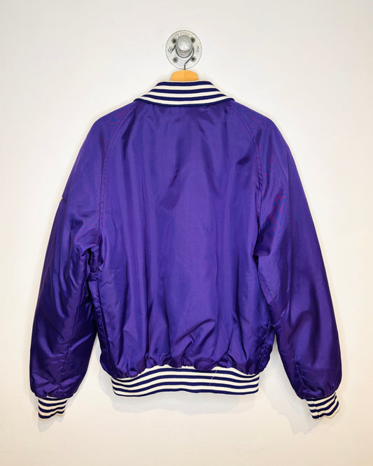 Vintage 1970s Thunder Bay Elks Klown Band Purple Snap Jacket
