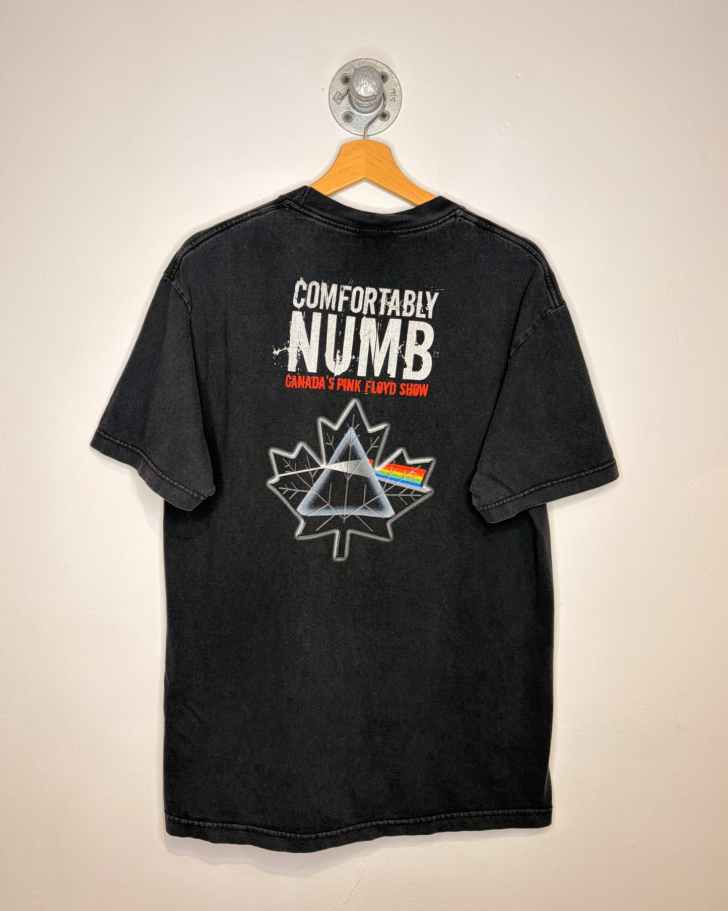 2000s Pink Floyd Comfortably Numb Faded Black Tee Shirt