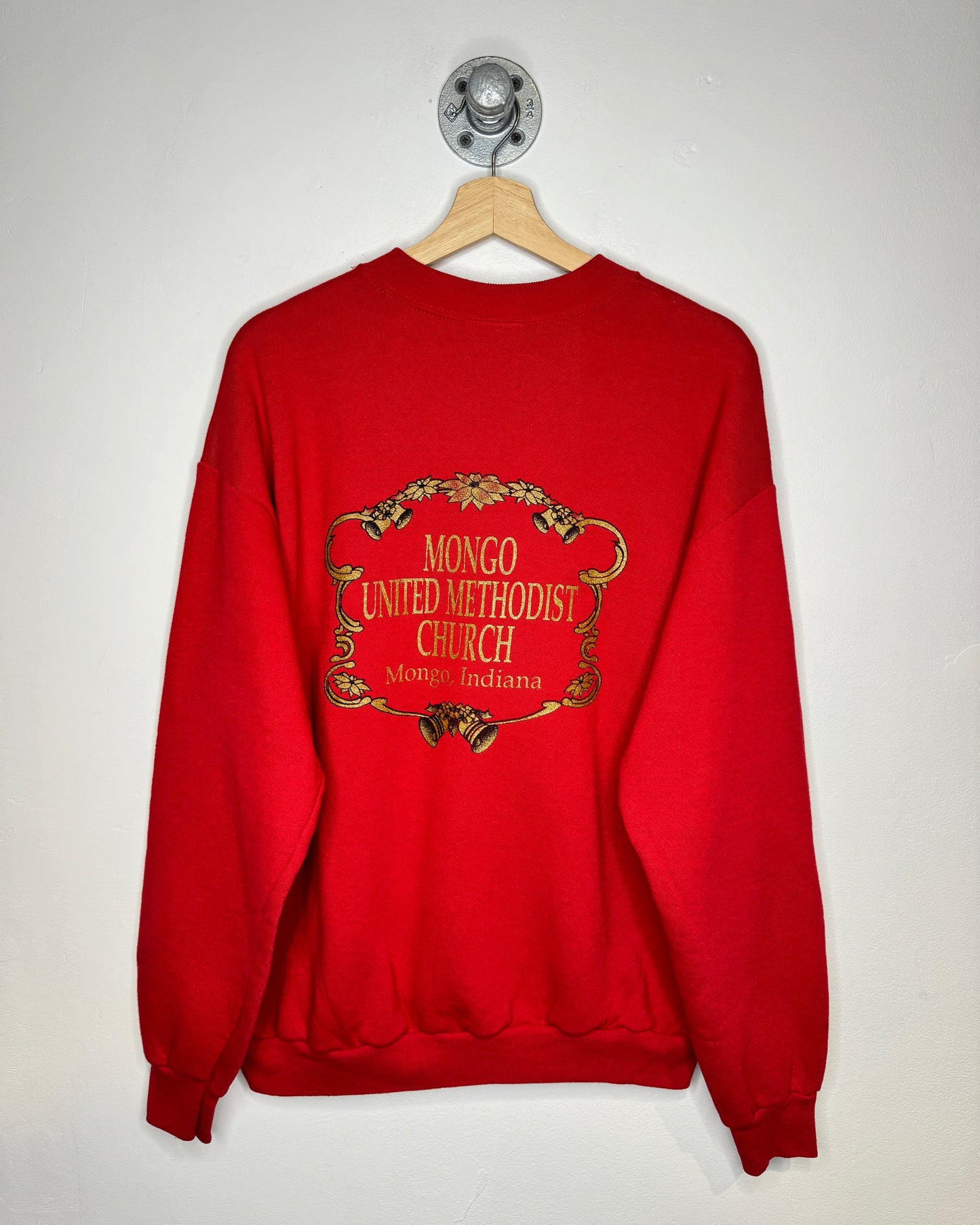 Vintage 1994 Celebrate Jesus Christmas Red Crewneck Sweatshirt