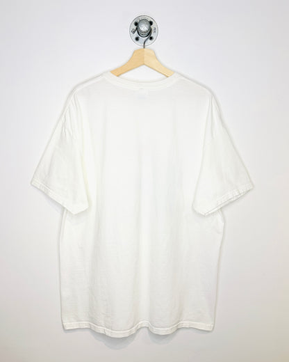 Vintage 1990s Labatt Blue Light White Tee Shirt