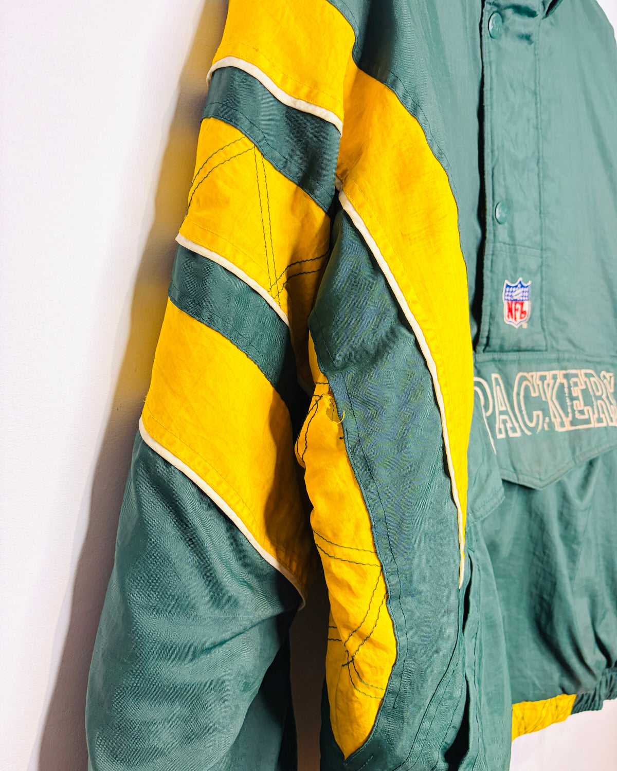 Vintage 90s Starter NFL Green Bay Packers Pullover Jacket