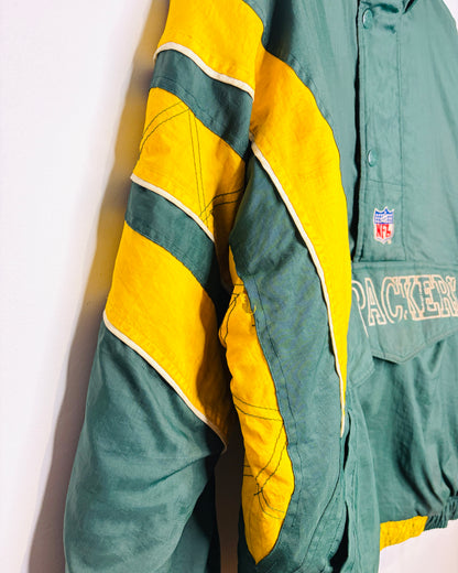Vintage 90s Starter NFL Green Bay Packers Pullover Jacket