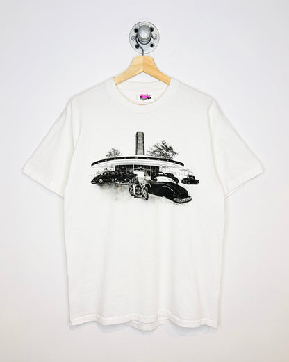 Vintage 90s Andy’s Mars Diner White Tee Shirt