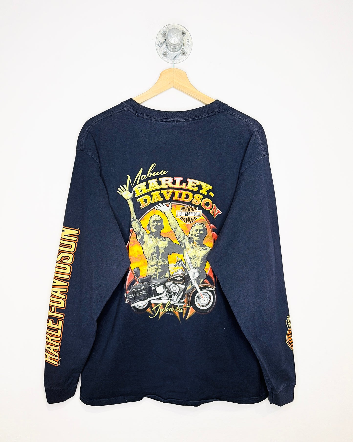 Harley Davidson Jakarta Navy Blue Longsleeve Shirt