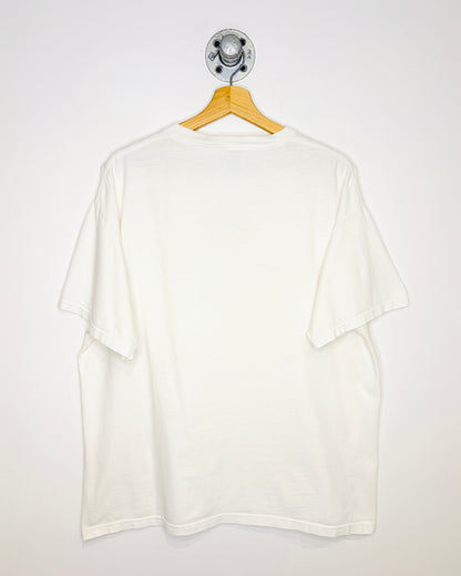 Vintage Boxy Bacardi Silver White Promo Tee Shirt