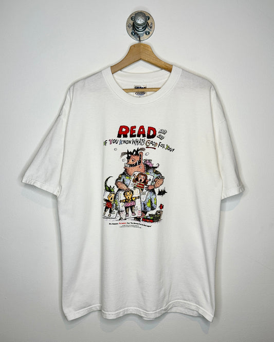 2003 The Librarian From The Black Lagoon White Tee Shirt