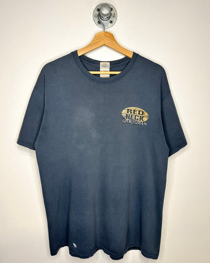 2005 Red Neck Sportsman Faded Blue Tee Shirt