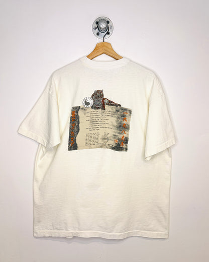 Vintage 1999 Year Of The Tiger Tai Chi White Tee Shirt