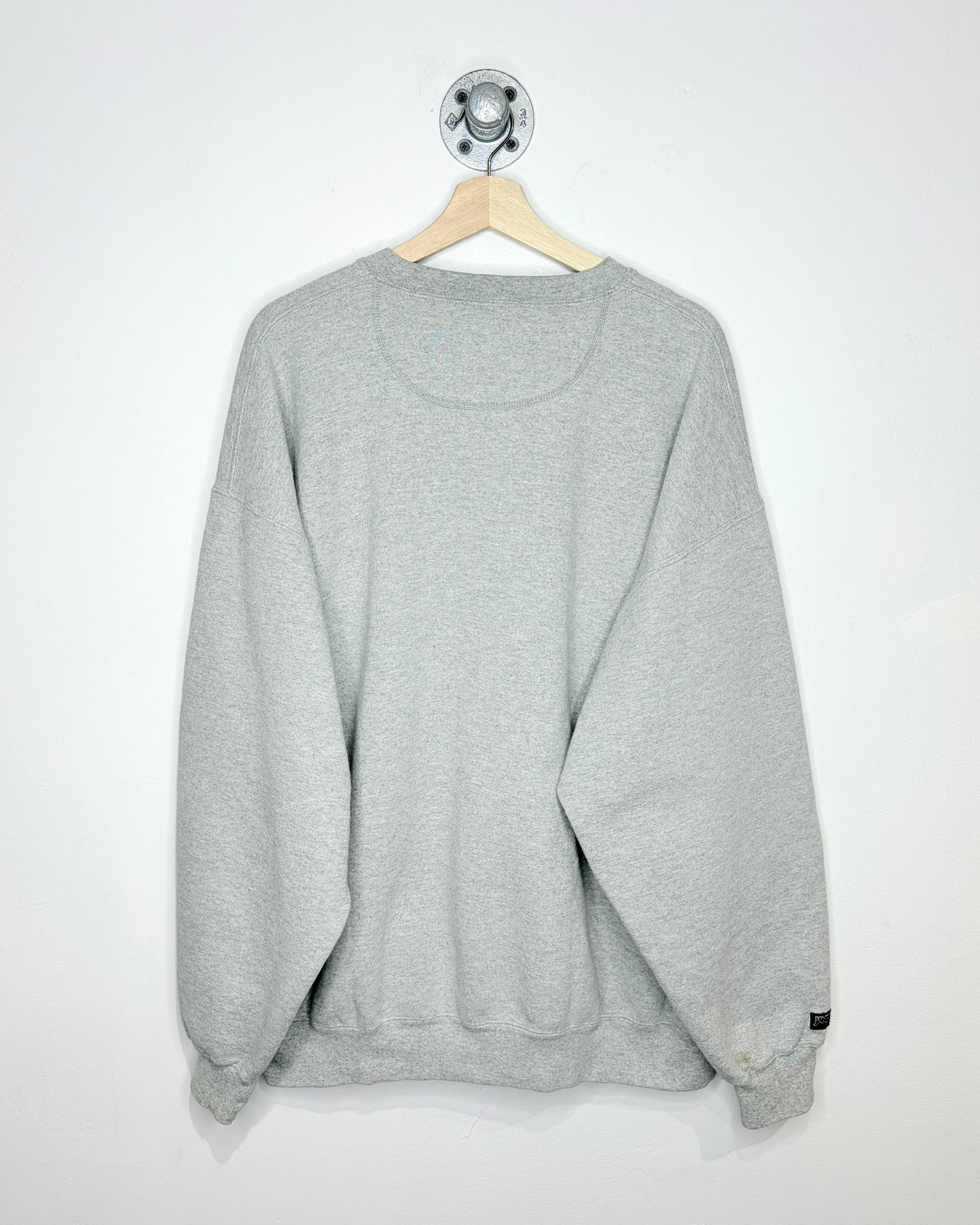 Vintage 90s Grand Valley State Grandpa Grey Crewneck Sweatshirt