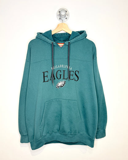 Vintage Philadelphia Eagles NFL Dark Teal Hoodie