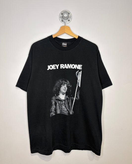 Vintage 2001 Joey Ramone Black Band Tee Shirt