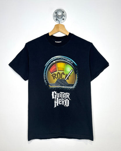 2008 Guitar Hero I Rock Black Tee Shirt