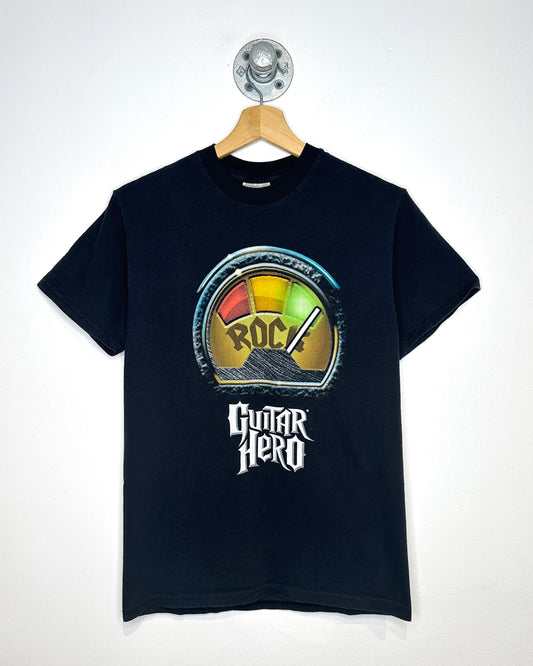 2008 Guitar Hero I Rock Black Tee Shirt