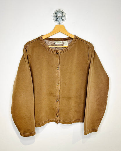 90s Women’s Orvis Sporting Traditions Brown Cardigan