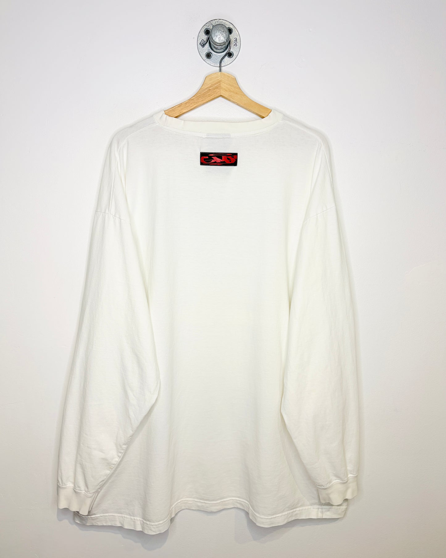 Vintage 2000s Givemeface 0.3 Longsleeve White Shirt