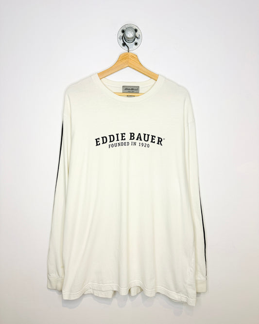 Vintage 2000s Eddie Bauer White Longsleeve Shirt