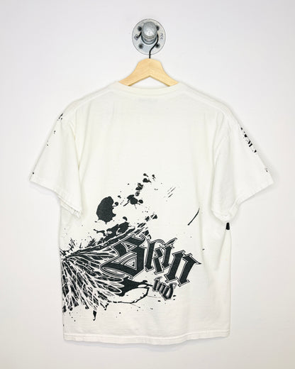 Skin Industries Logo Black And White Tee Shirt