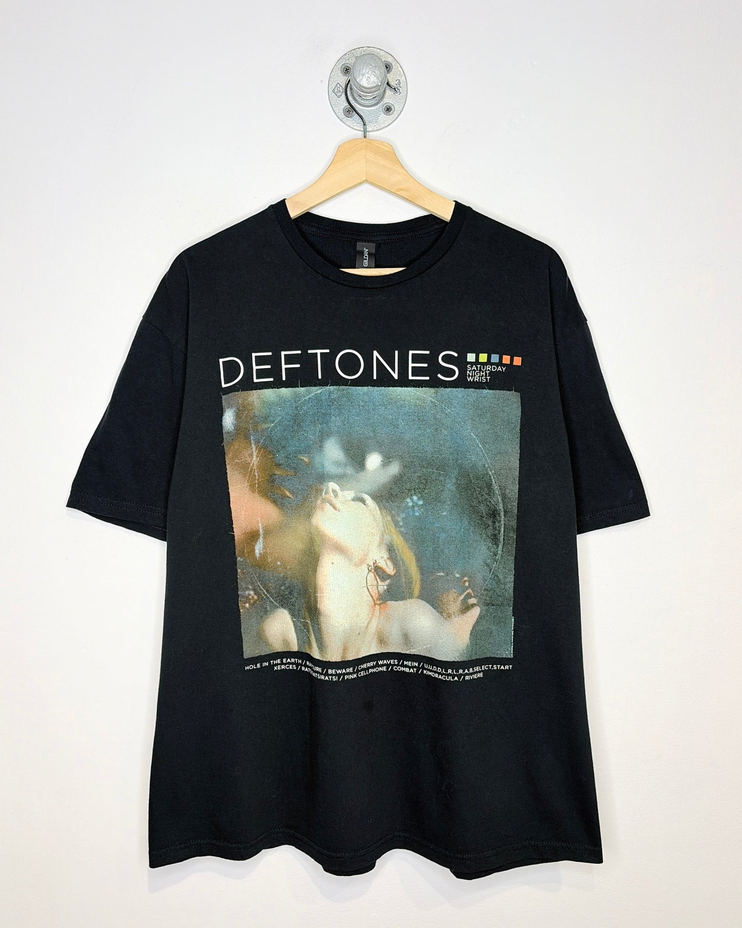 Deftones Saturday Night Wrist Black Tee Shirt