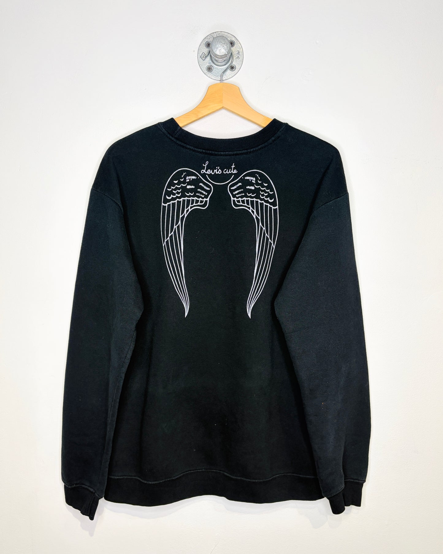 2000s Levi Strauss & Co Black Crewneck Sweatshirt