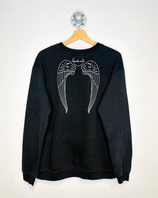 2000s Levi Strauss & Co Black Crewneck Sweatshirt