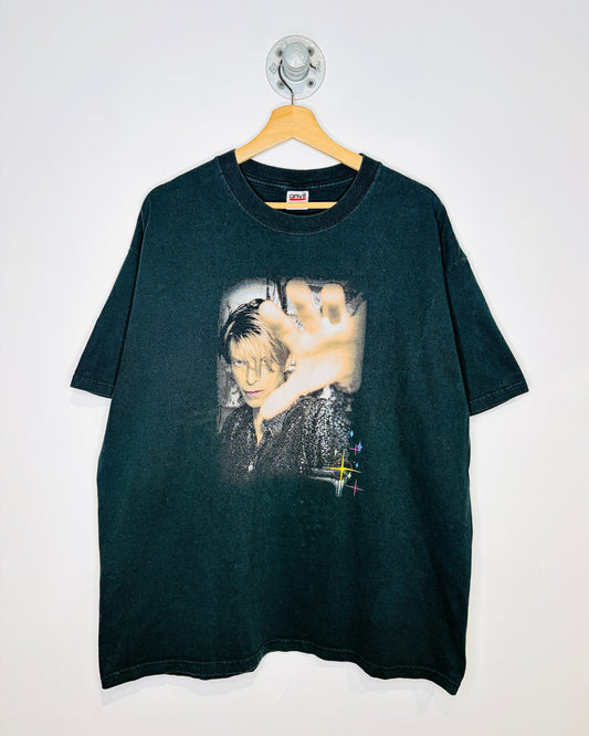 Vintage 2003 David Bowie Black Reality Tour Tee Shirt
