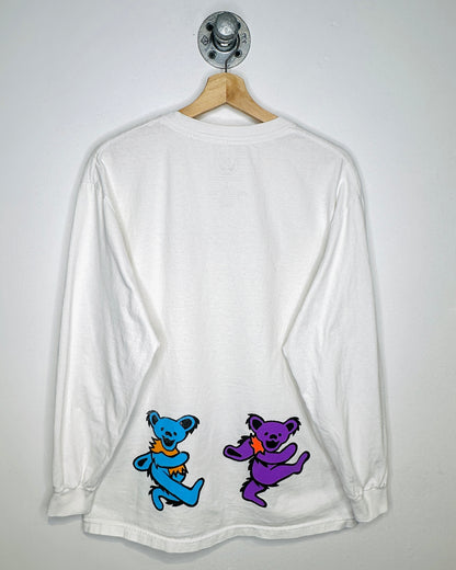 The Grateful Dead Bears Long Sleeve White Tee Shirt