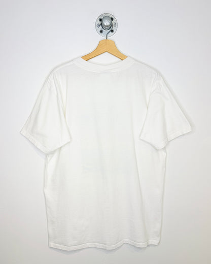 Vintage 90s Montreal Art White Tee Shirt