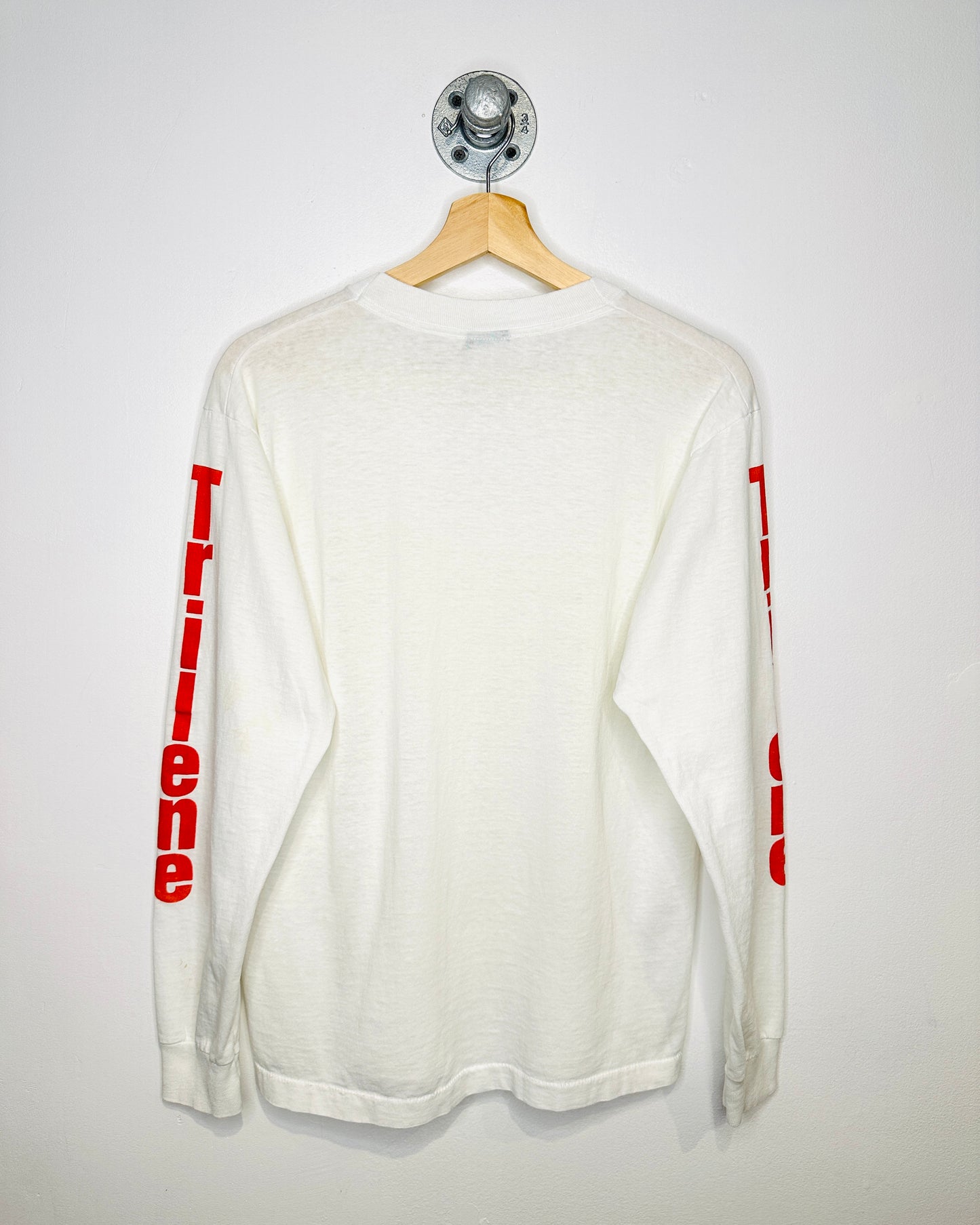 Vintage 90s Berkley Paper Thin White Longsleeve Shirt