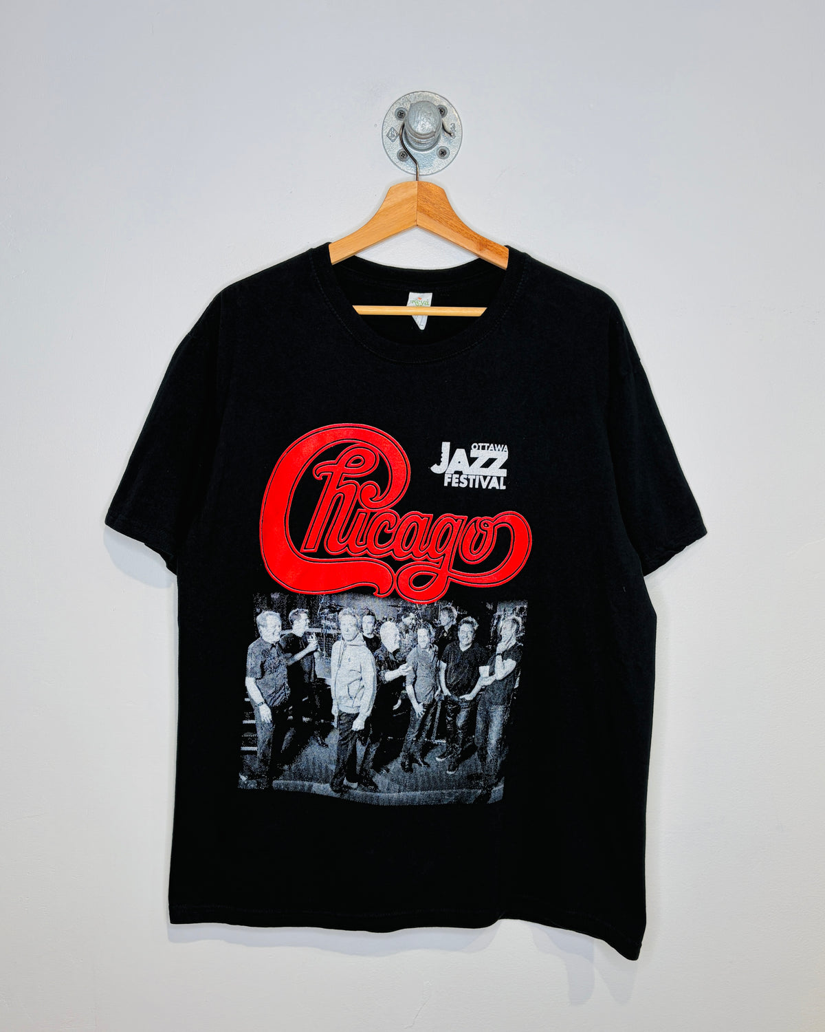 Ottawa Jazz Festival Chicago Band Black Tee Shirt