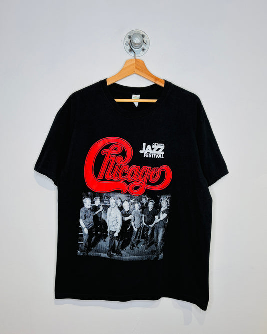 Ottawa Jazz Festival Chicago Band Black Tee Shirt
