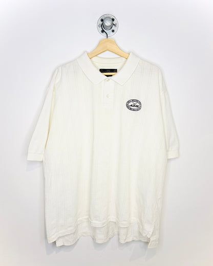 Vintage Nike Golf Advil Western Open White Polo Shirt