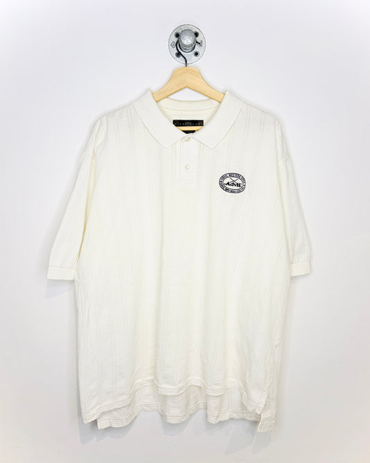 Vintage Nike Golf Advil Western Open White Polo Shirt