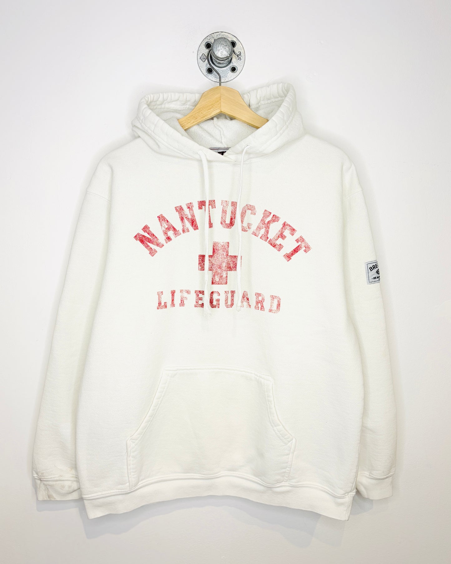 2000s Nantucket Lifeguard White Hoodie