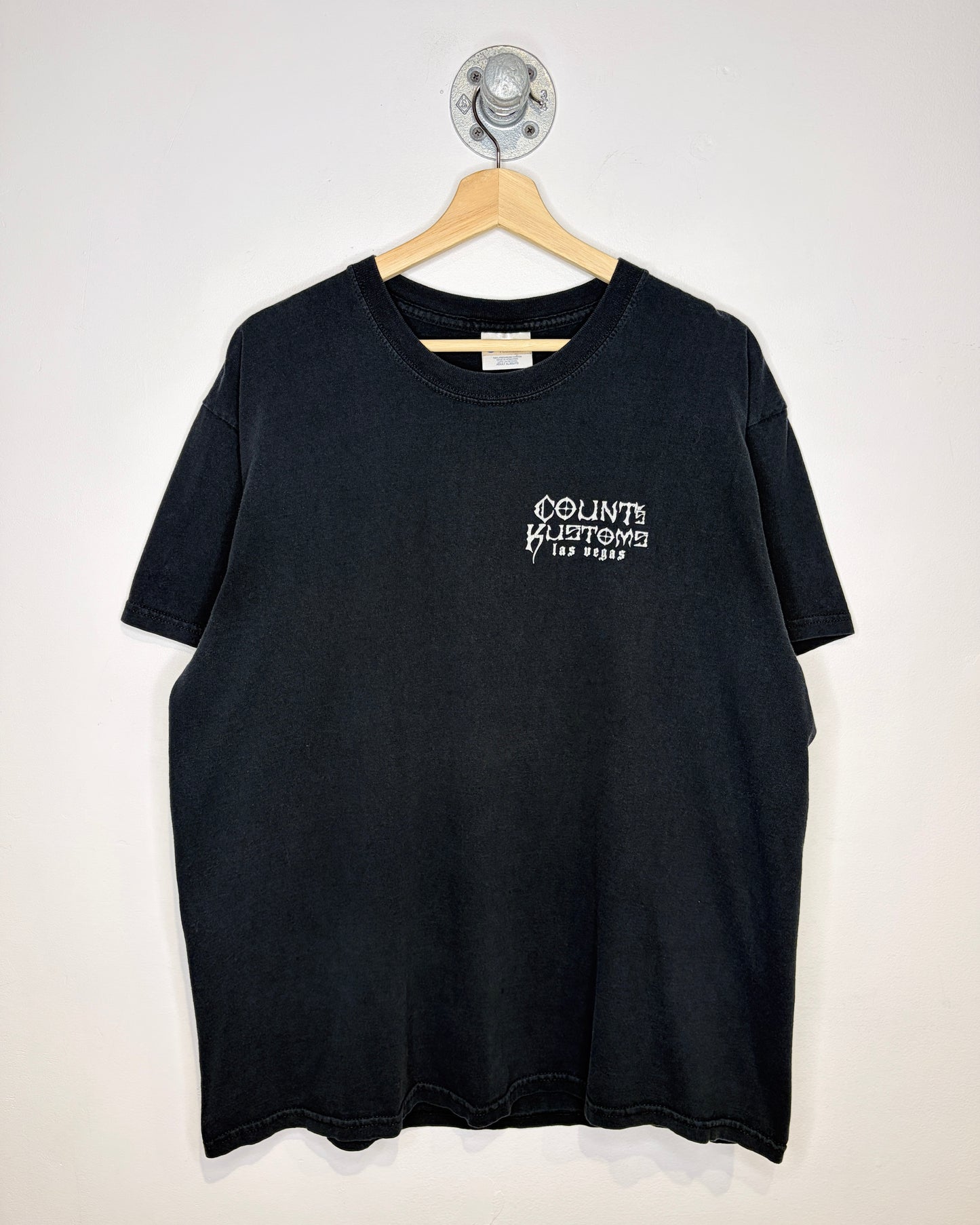 Vintage 2000s Counts Kustoms Las Vegas Black Tee Shirt