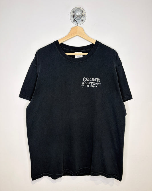 Vintage 2000s Counts Kustoms Las Vegas Black Tee Shirt