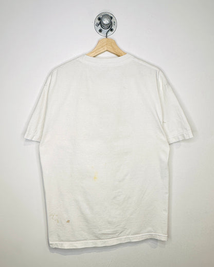 2000s Beaverwax White Tee Shirt