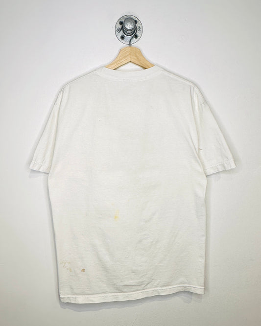 2000s Beaverwax White Tee Shirt