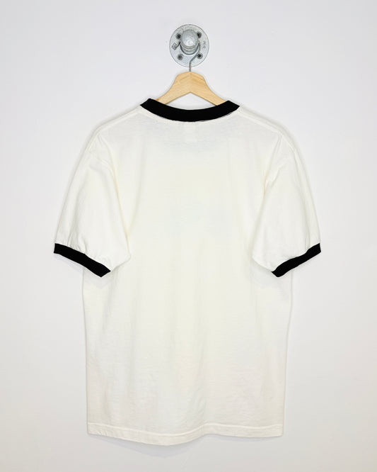 Vintage 2000 Corn Flakes White Ringer Tee Shirt