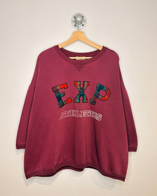 Vintage 90s EXP Athletics Red Crewneck Sweatshirt