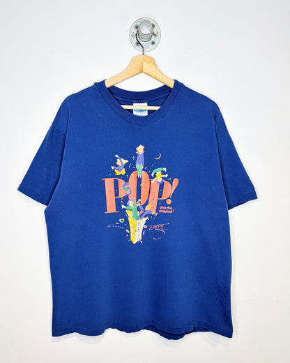 Vintage 1995 Pop! Goes The Weekend! Purple Tee Shirt