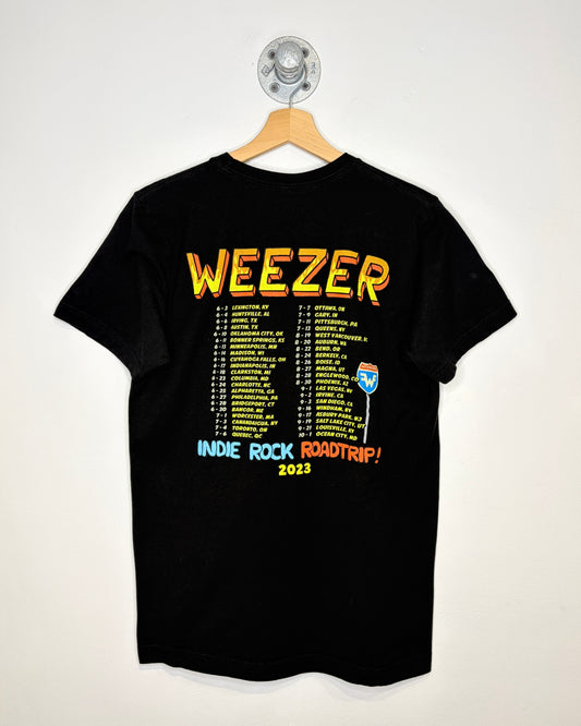 Weezer Indie Rock Roadtrip! Black Band Tee Shirt