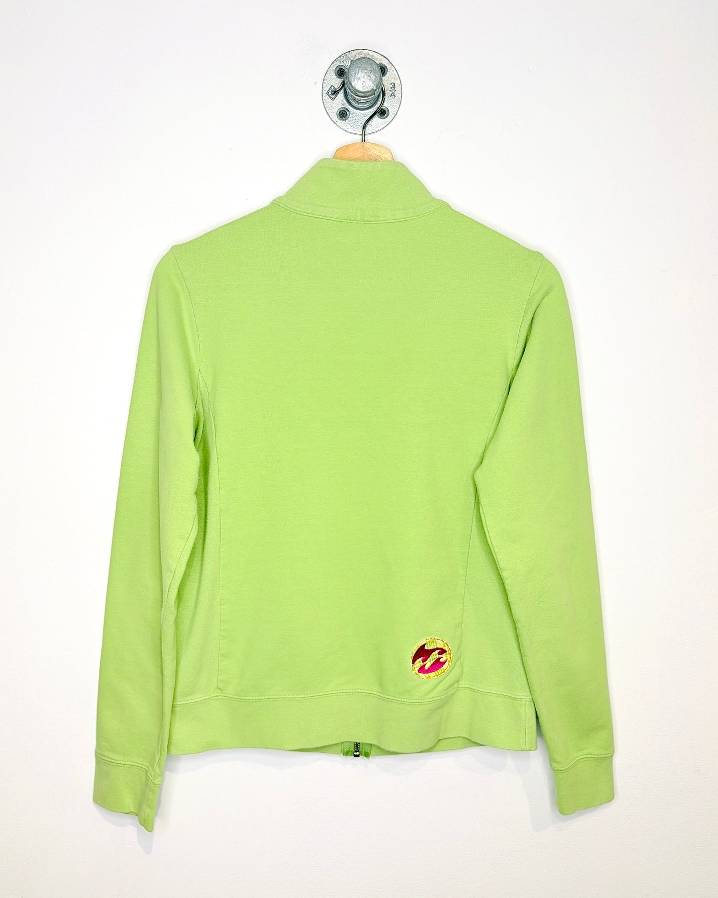 Vintage Y2K Billabong Light Green Zip Up Sweatshirt