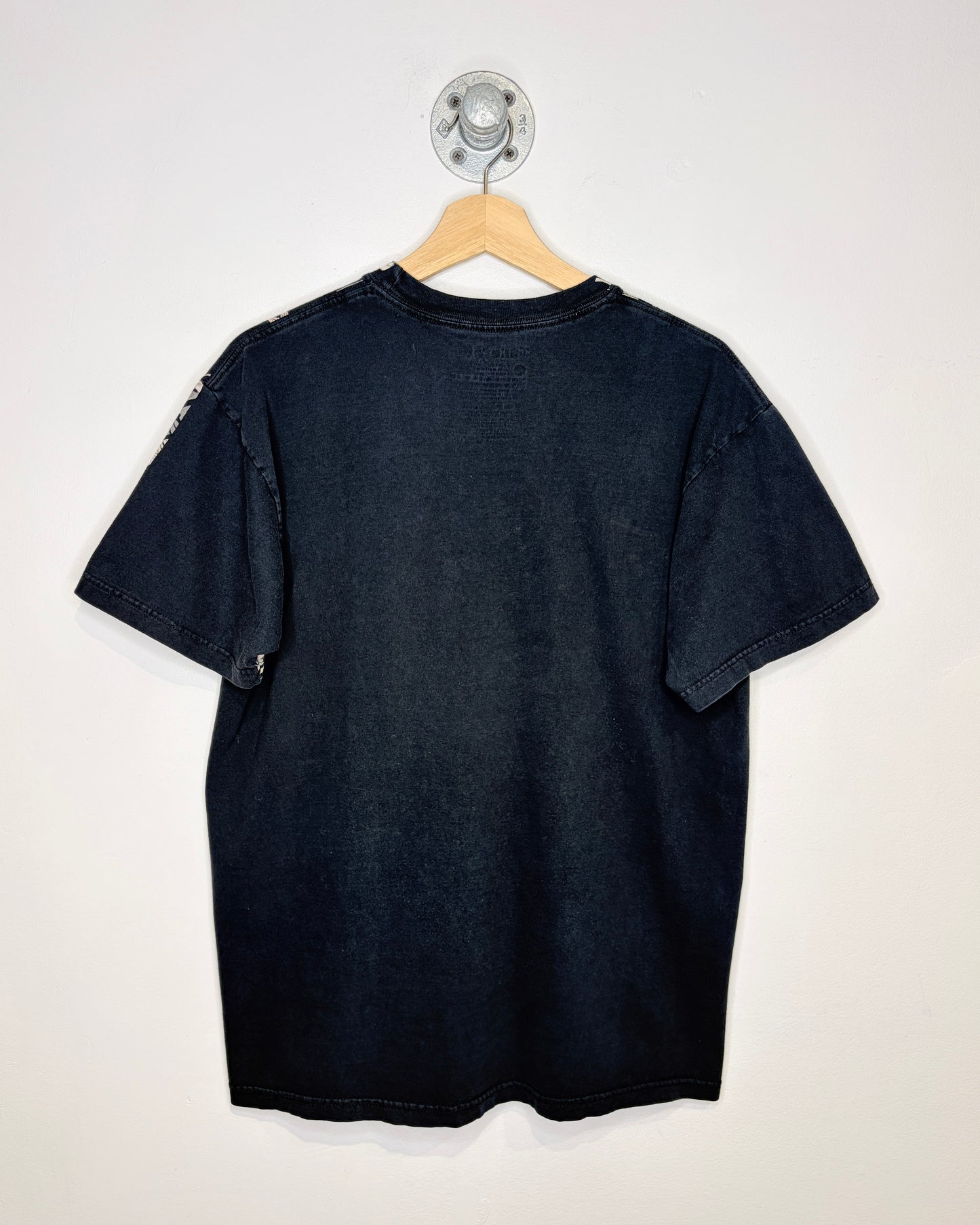 2000s Y2K Hurley Faded Black Tee Shirt