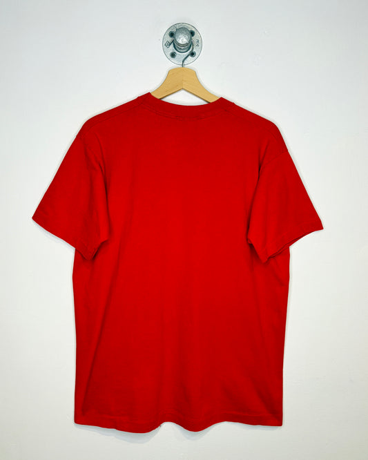 Vintage 90s Indiana Hoosiers University Red Tee Shirt