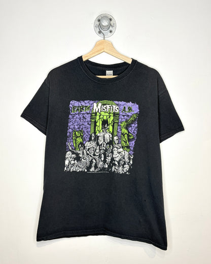 Misfits Earth A.D. Graphic Black Tee Shirt